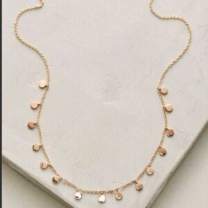 Melanie Auld Gold Vermeil Disc Necklace